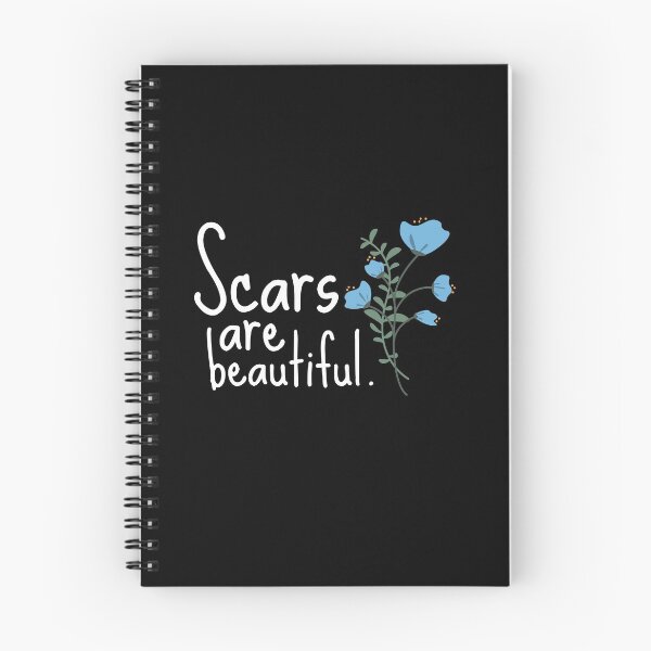 Item preview, Beauty of Scars Cute Funny Gift Sarcastic Happy Fun Introvert Awkward Geek Hipster Silly Inspirational Motivational Birthday Present designed and sold by EpsilonEridani.