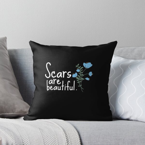 Item preview, Beauty of Scars Cute Funny Gift Sarcastic Happy Fun Introvert Awkward Geek Hipster Silly Inspirational Motivational Birthday Present designed and sold by EpsilonEridani.