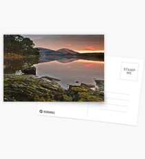 Derwent water at dawn Postcards