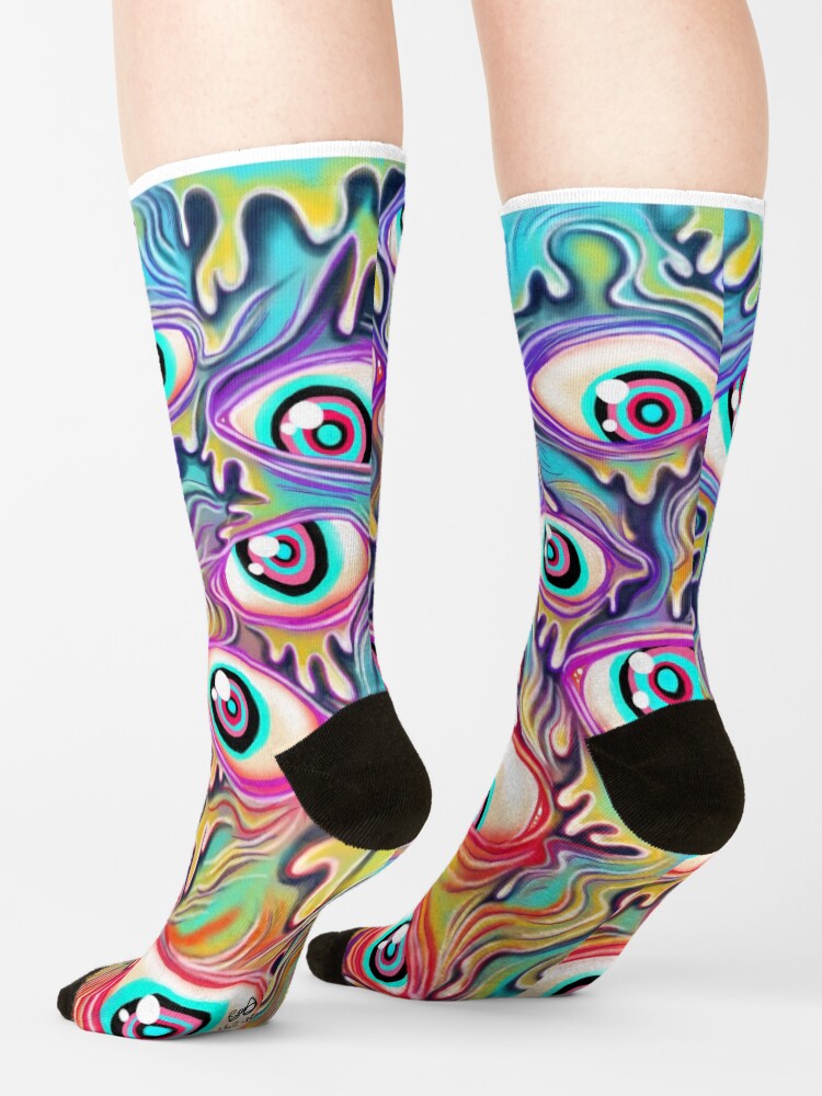 Alternate view of Eyeball Pattern Socks
