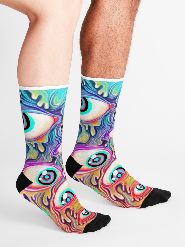 Alternate view of Eyeball Pattern Socks