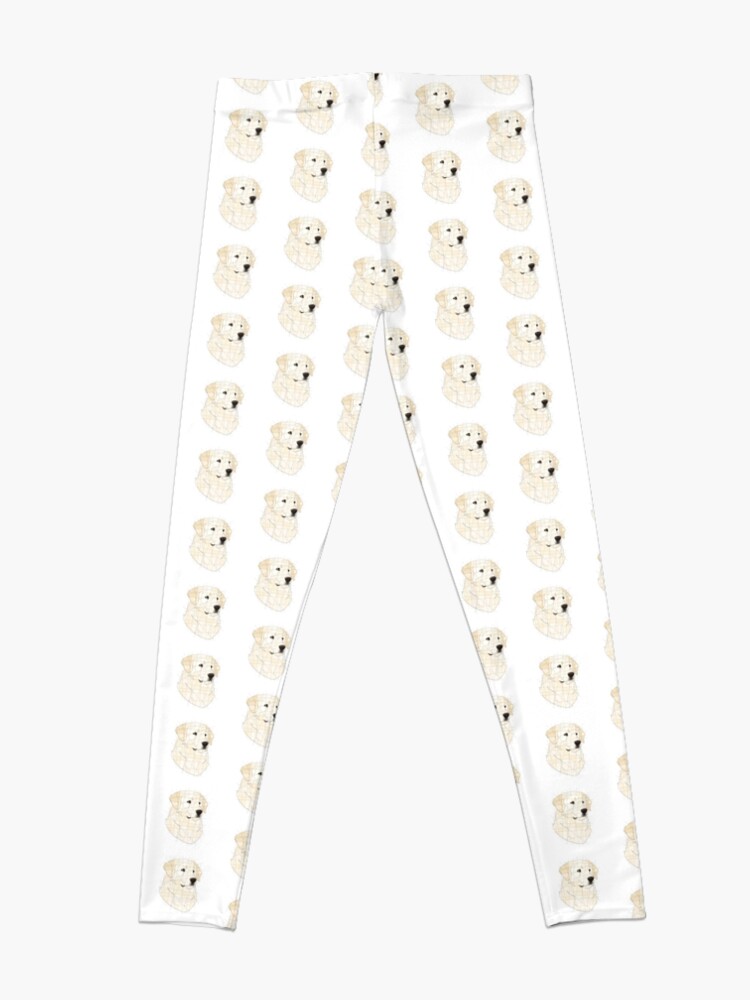 Alternate view of English Cream Golden Retriever Leggings