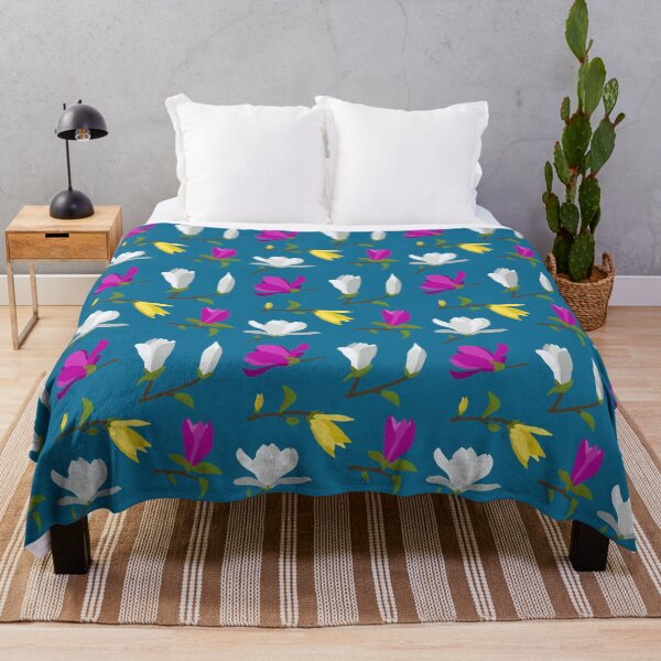 Item preview, Magnolia Garden - Blue Sky designed and sold by RainbowBean.