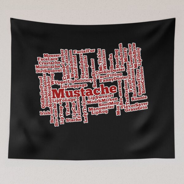 Item preview, Mustache word play designed and sold by Kam-designs.