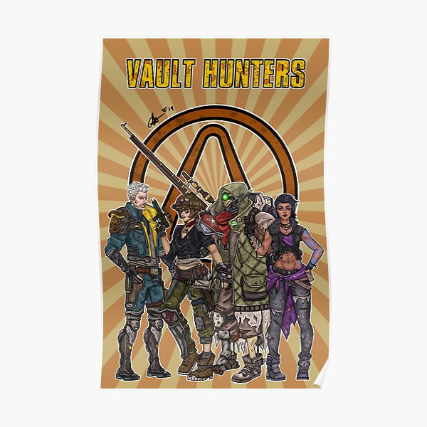 Borderlands 3 Vault Hunters Poster