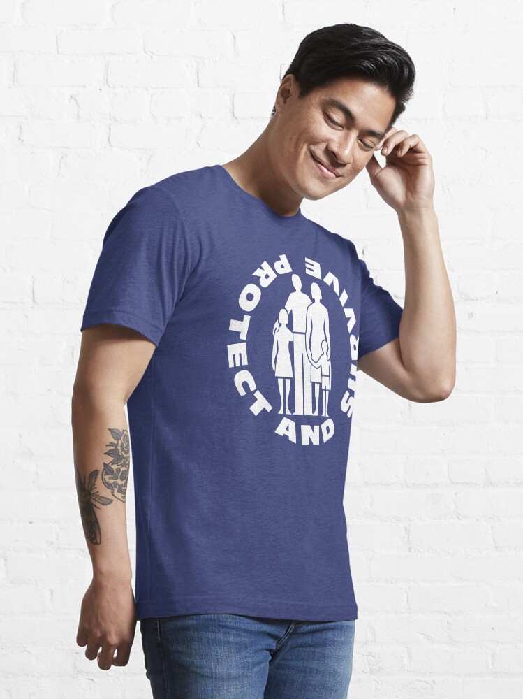 Alternate view of NDVH Protect and Survive 2 Essential T-Shirt