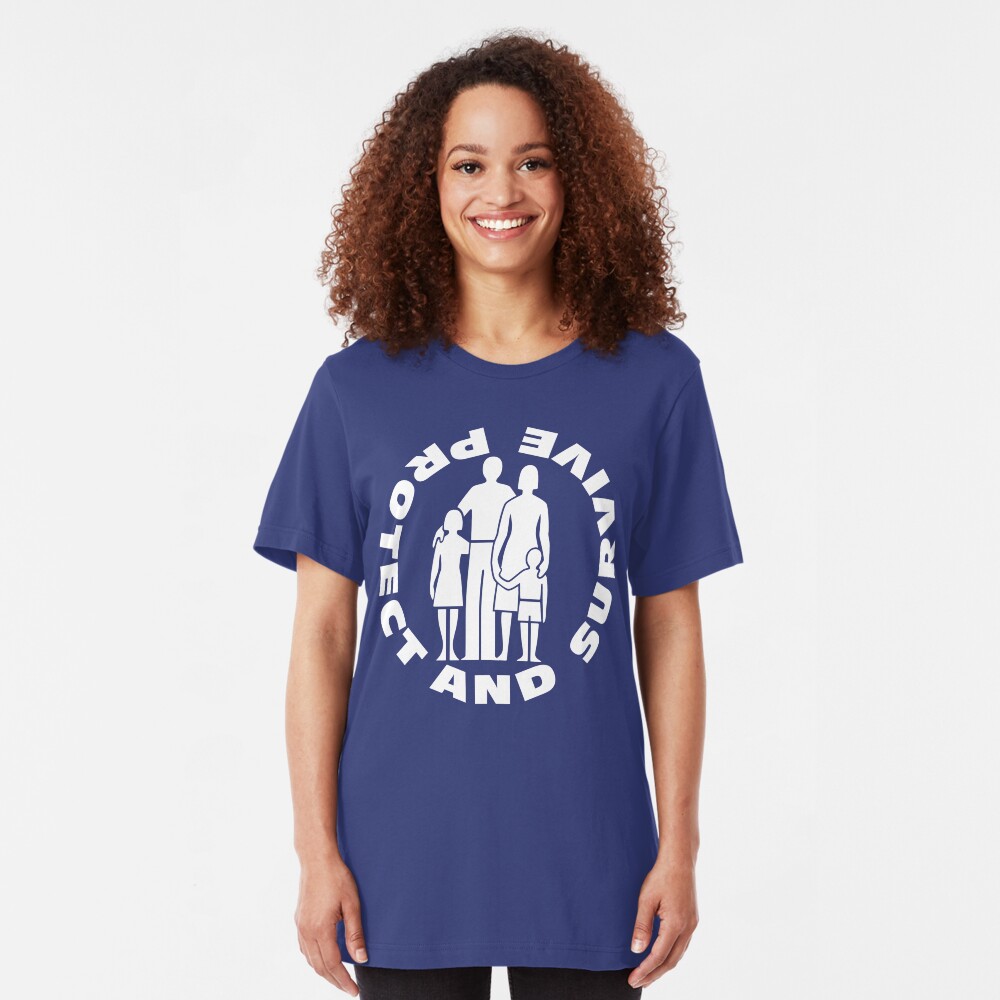 NDVH Protect and Survive 2 Slim Fit T-Shirt