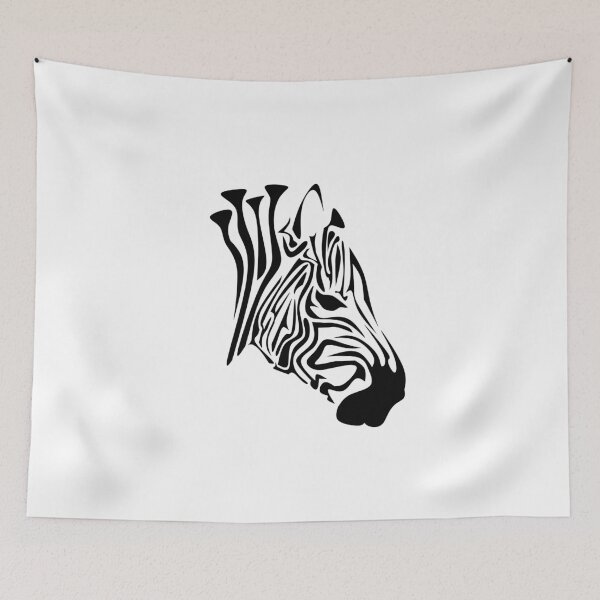 Item preview, An Illustrated Zebra with a Swirling Strip designed and sold by grounds.
