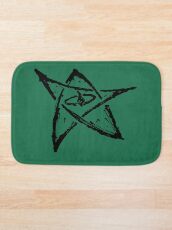 Call of Cthulhu, The Elder Sign - Ink Black Bath Mat