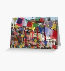 prayer flags Greeting Card