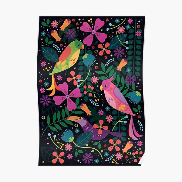 Enchanted Birds Poster