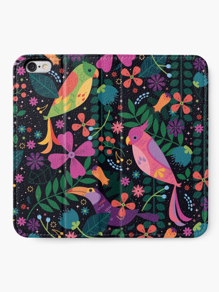Alternate view of Enchanted Birds iPhone Wallet
