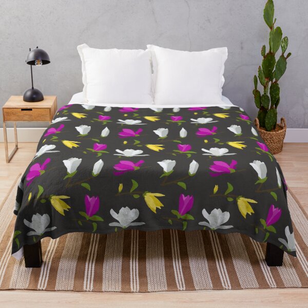 Item preview, Magnolia Garden - Slate designed and sold by RainbowBean.
