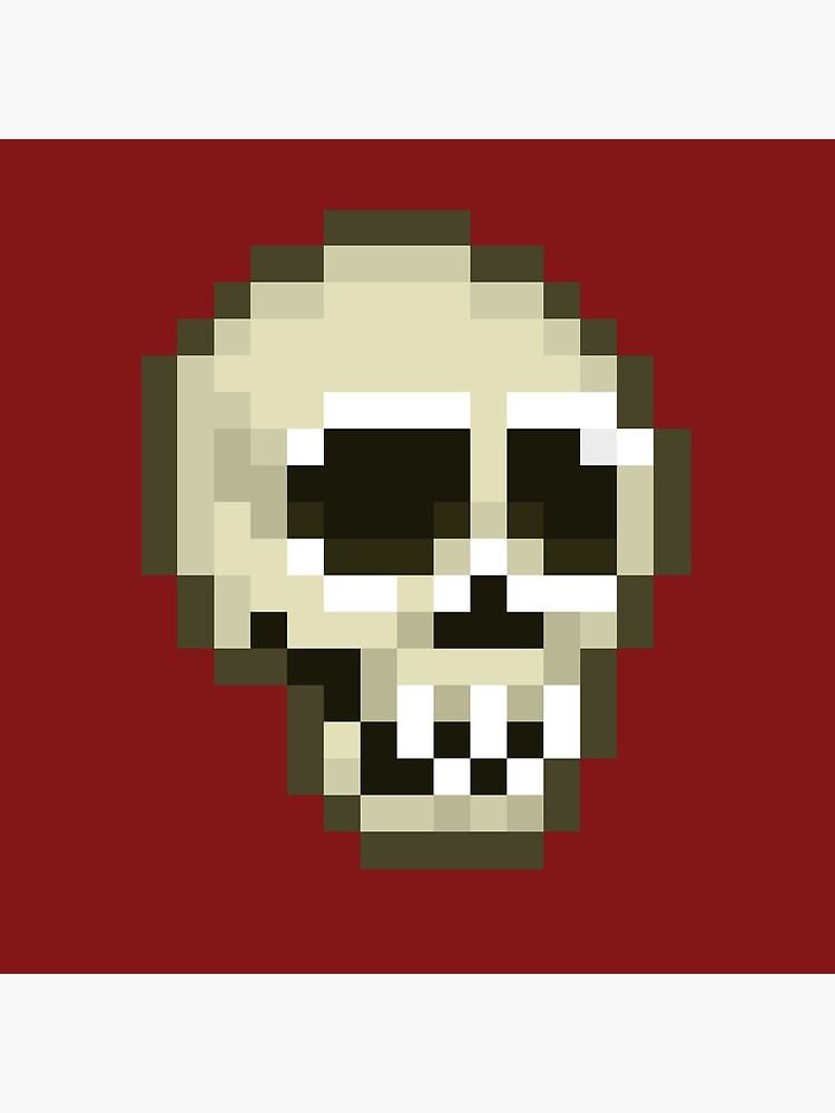 Below The Stone➡OUT NOW💎⛏️ on X: Pixel skull 6 years ago v.s. Pixel skull  now A lot of folks go into pixel art because its easy for their game, but  there is