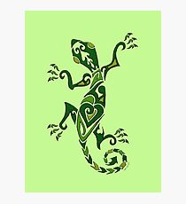 Lizard Tattoo -textured Photographic Print