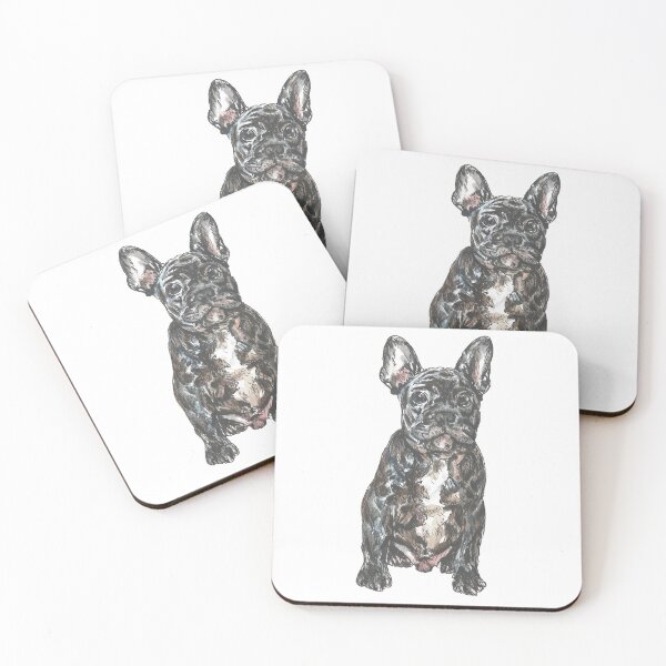 Item preview, French Bulldog - pen and watercolour  designed and sold by mari95santos.