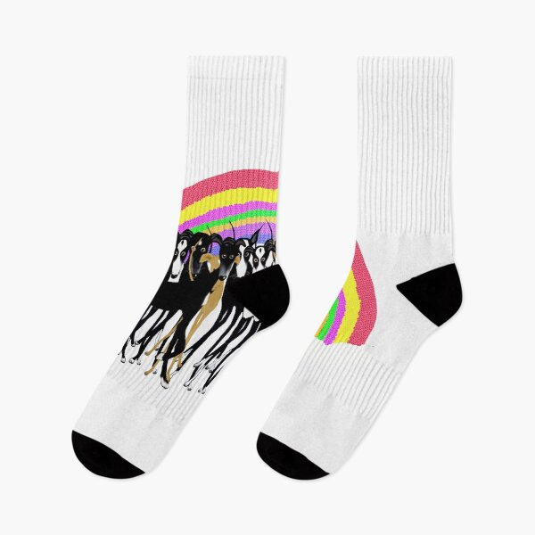 Item preview, Rainbow Hounds designed and sold by HoundieLover.