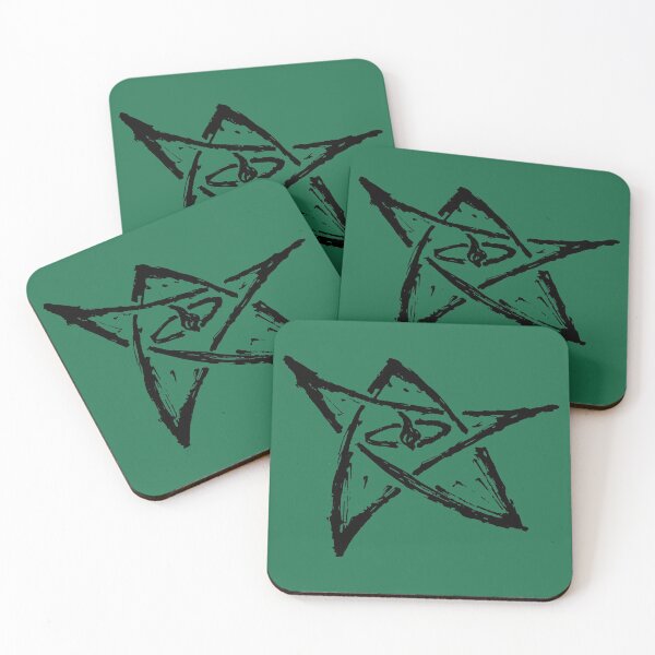 Ruf von Cthulhu, The Elder Sign - Ink Black Untersetzer (4er Set)