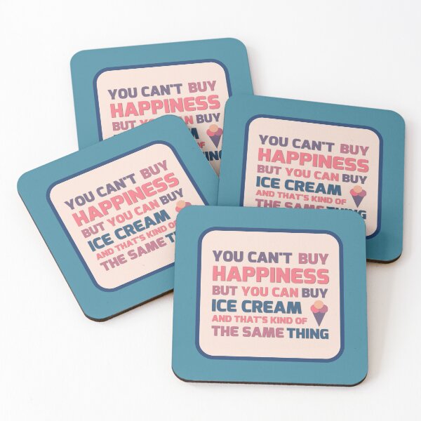 Item preview, You can't buy happiness but you can buy ice cream  designed and sold by bubbliciousart.