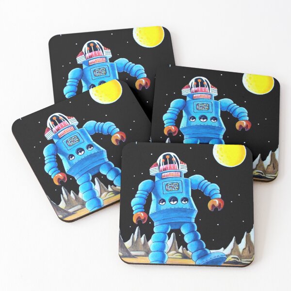 Item preview, BIG BLUE ROBOT designed and sold by ward-art-studio.