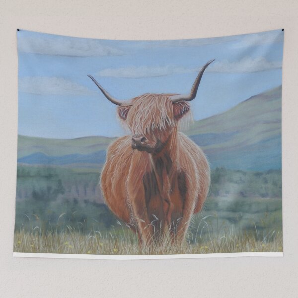 Item preview, Highland cow designed and sold by cathyscreations.