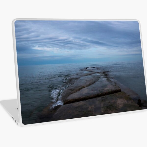 Sunset at the lake Laptop Skin