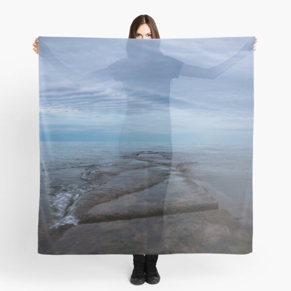Sunset at the lake Scarf