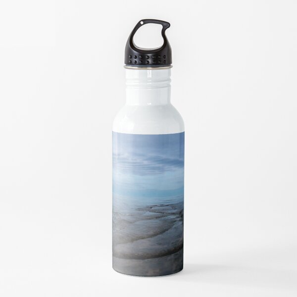 Sunset at the lake Water Bottle