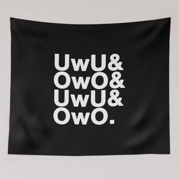Item preview, OwO & UwU Tribute designed and sold by CCCDesign.