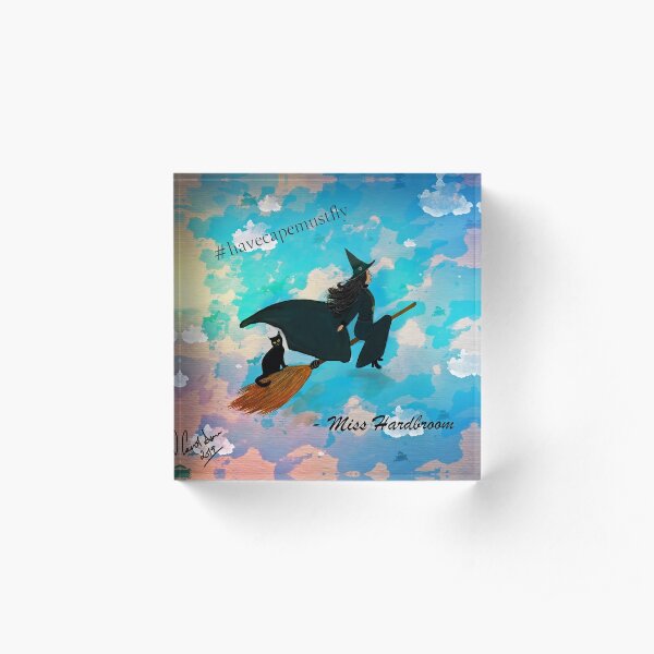 Have Cape, Must Fly Acrylic Block