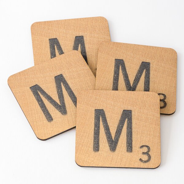 Item preview, Letra Mosaico 'M' designed and sold by goldenanchor.