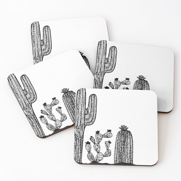 Item preview, Cactus group drawing designed and sold by jenniferpeters.