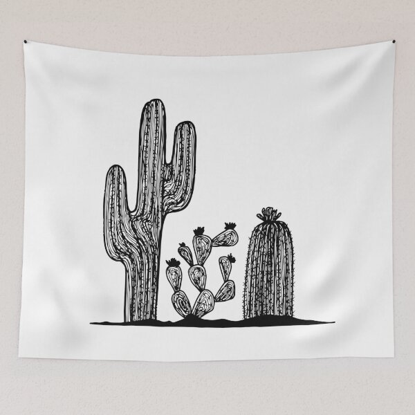 Item preview, Cactus group drawing designed and sold by jenniferpeters.