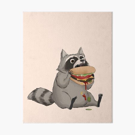Burgers by Trash Panda Art Board Print
