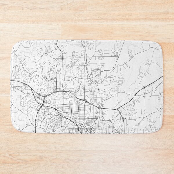 Item preview, Durham NC Map designed and sold by Kara515.