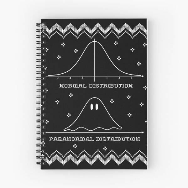 Item preview, Normal Distribution, Paranormal Distribution Ugly Halloween Sweater Math designed and sold by Bethcentral Designs.