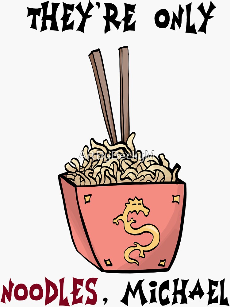 "The lost boys 80’s noodle quote" Sticker for Sale by ArtByBeckyM