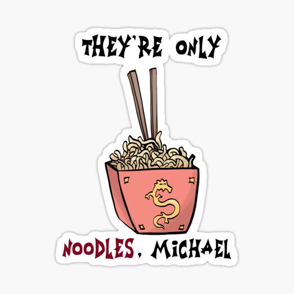 "The lost boys 80’s noodle quote" Sticker for Sale by ArtByBeckyM