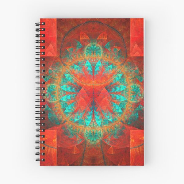 Item preview, Fractal Fire Turquoise by Cesca Veo designed and sold by cescaveo.