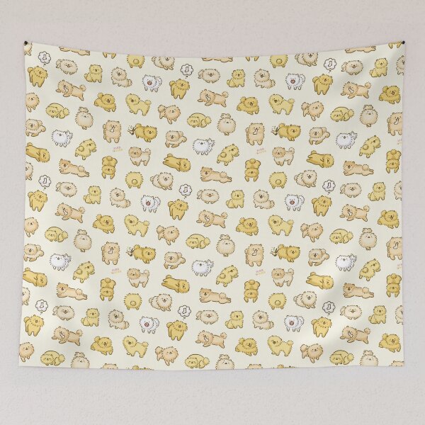 Item preview, Pom Life! Kawaii Pomeranian Doodle designed and sold by KiraKiraDoodles.