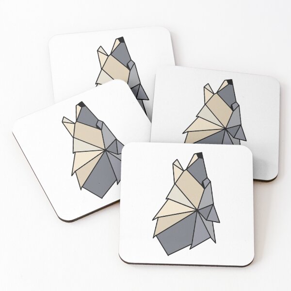 Item preview, Geometric Howling Wolf designed and sold by Morgan Steffensen.