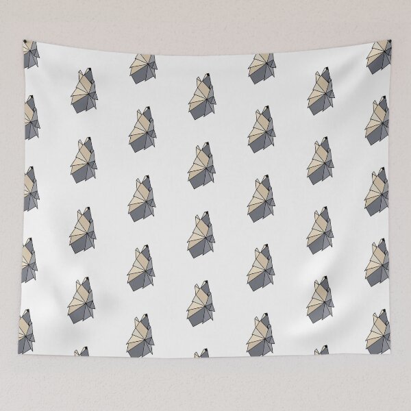 Item preview, Geometric Howling Wolf designed and sold by Morgan Steffensen.