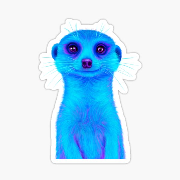 Item preview, Blue Meerkat designed and sold by NeonFuzz.