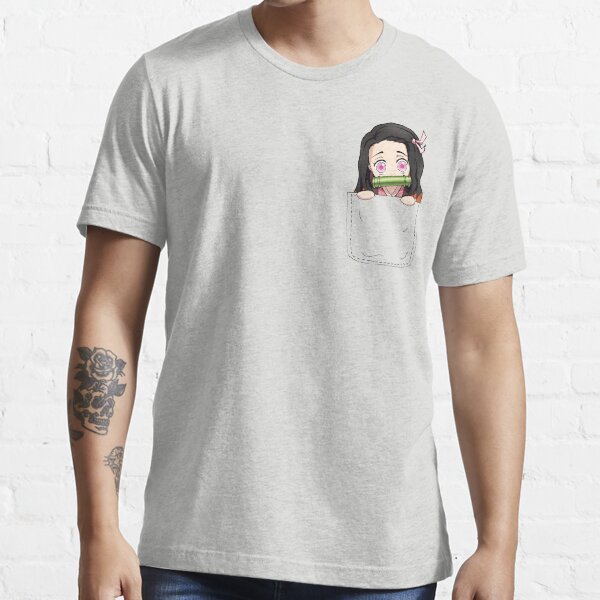 nezuko pocket shirt