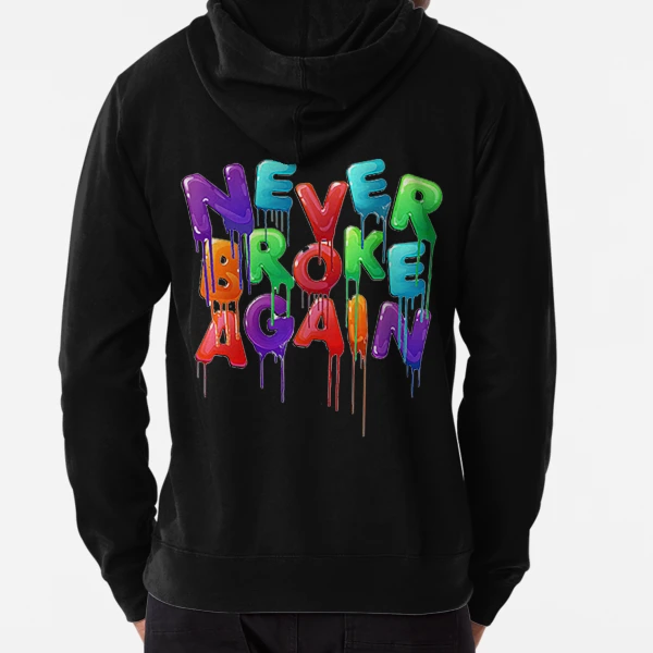 Youngboy Never Broke Again Colorful Gear Merch NBA Lightweight Hoodie for Sale by Reto Run Redbubble