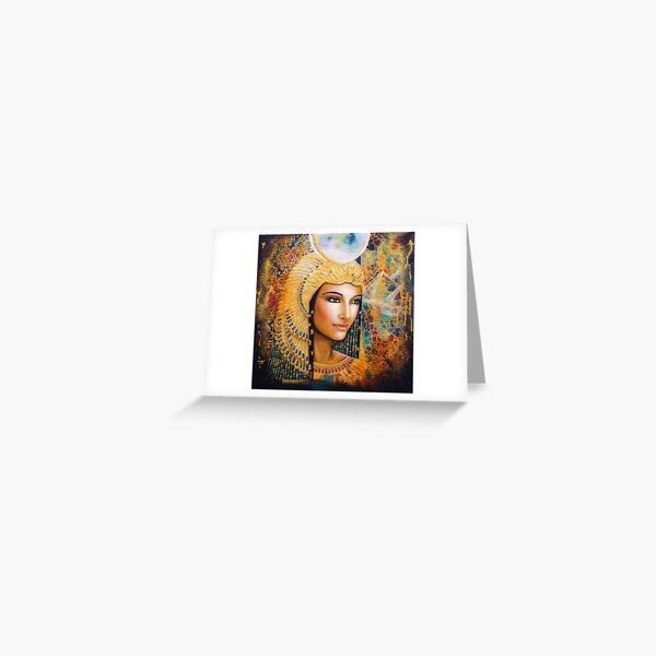 Golden Isis Greeting Card