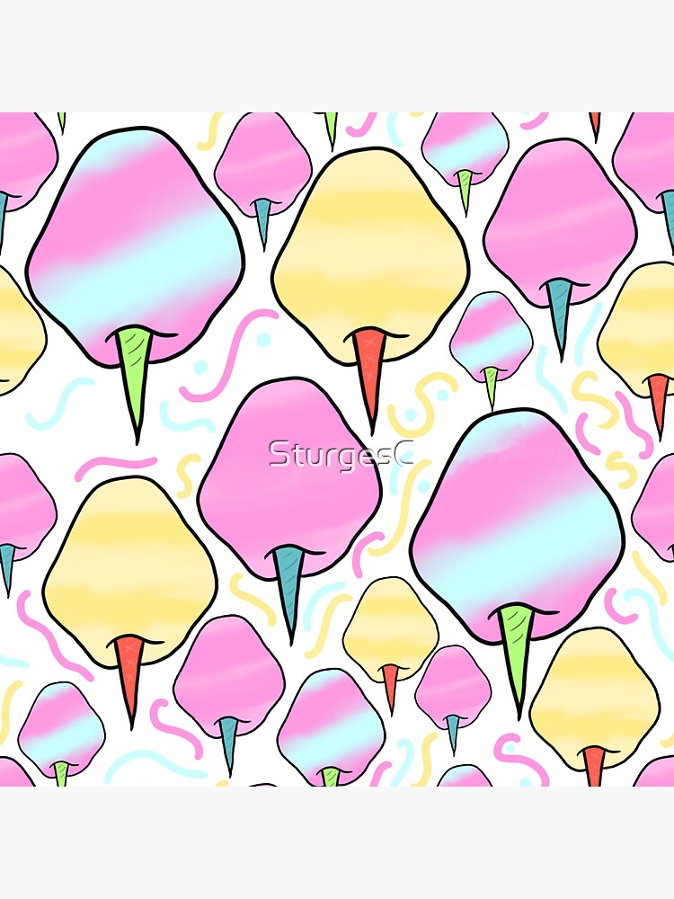 "Kawaii Candyfloss" Sticker by SturgesC Redbubble