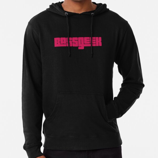 Bass Geek Magenta Sweat à capuche léger