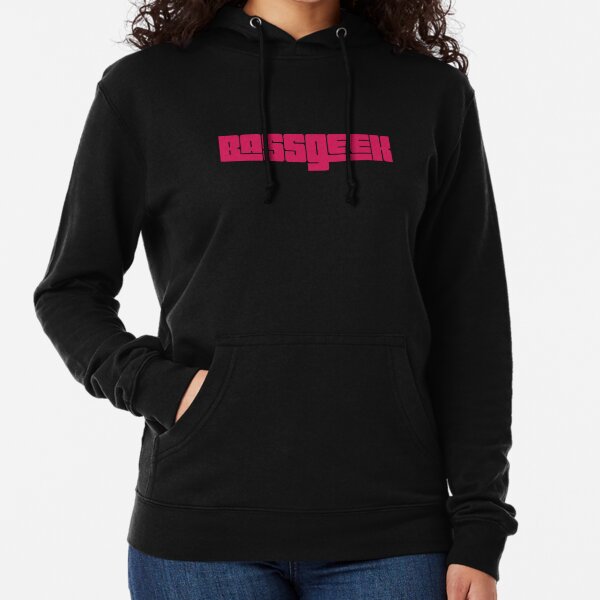 Bass Geek Magenta Sweat à capuche léger