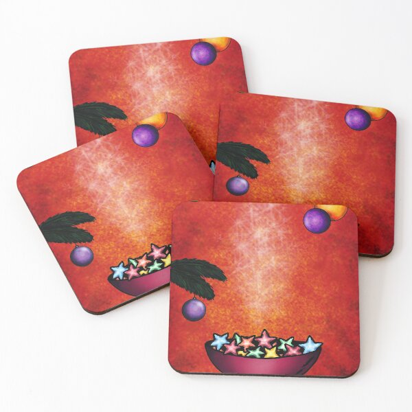 Item preview, painting illustration bowl with star shaped cookies christmas designed and sold by Jonah Augustin Gray.